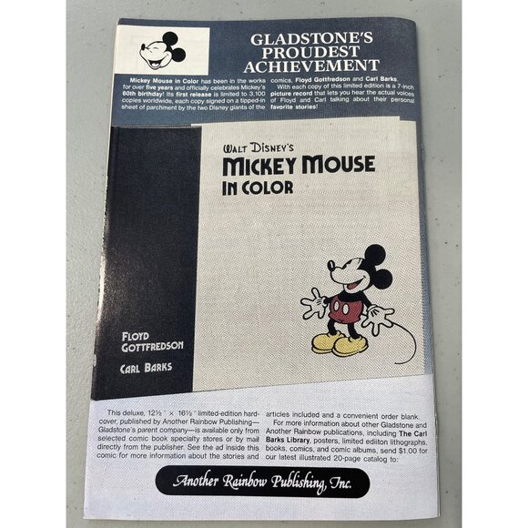 Gladstone Walt Disneys Uncle Scrooge #234 Comic May 1989 Vintage 95¢ USA Issue - Picture 6 of 6